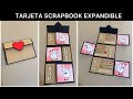 Regalo fácil de hacer | Tarjeta scrapbook expandible