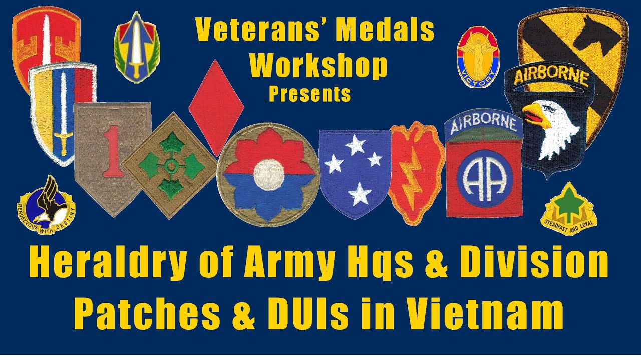 Army Vietnam Veterans' Combat Patches (Shoulder Sleeve Insignia) And ...