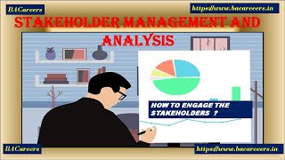 What is Stakeholder Management ? Stakeholder Engagement and Analysis | Business Analyst | bacareers