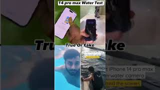 💥Iphone 14 pro max Water Test 🔥- Is it Actually waterproof? #shorts