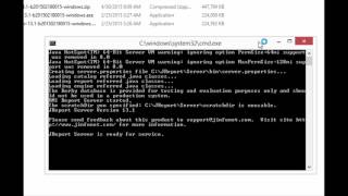 installing jreport server