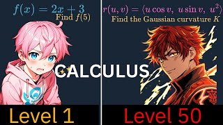 50 Levels of Calculus From Functions to Einstein Math