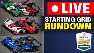 🔴LIVE: 2025 Rolex 24 at Daytona Starting Grid Rundown