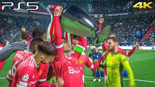 FIFA 22 - Manchester United vs PSG | UCL Final |  PS5™ Gameplay [4K 60FPS]