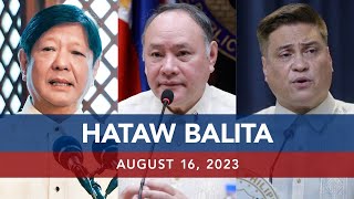 UNTV: HATAW BALITA | August 16, 2023