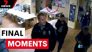 Final moments before great-grandmother tasered in nursing home| 7NEWS