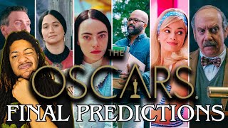 My Final Oscars Predictions 2024