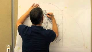 Jose DeJesus Zamora Drawing The Vitruvian Figure 1: Male