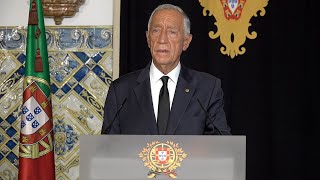 Declaração do Presidente da República a propósito da morte do Presidente Jorge Sampaio