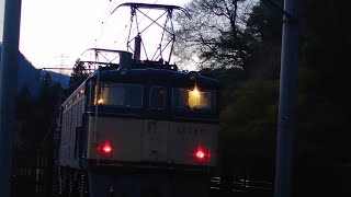 夜間走行のEF63(横川ナイトパーク)