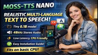 MOSS TTS Nano Full Guide 🔥 Realistic AI Voice on CPU Voice Cloning + Easy Install