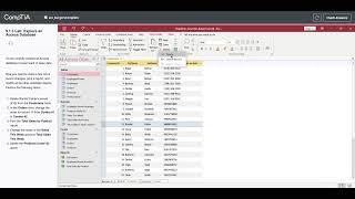 Explore an Access Database (Databases)