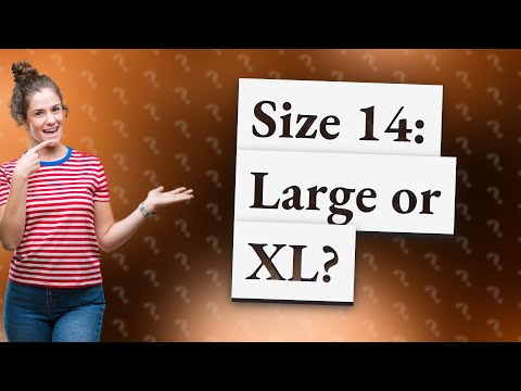 Is a size 14 an XL?