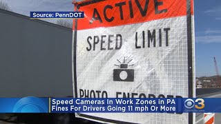 Pa. Drivers To Be Fined If Caught On Camera Speeding Through Work Zones