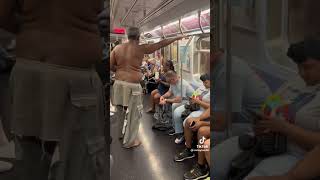 Homeless Man Takes Woman’s Food On Train