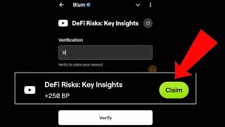 DeFi Risks: Key Insights Blum Code | Blum Code DeFi Risks: Key Insights | Blum Youtube Video Code