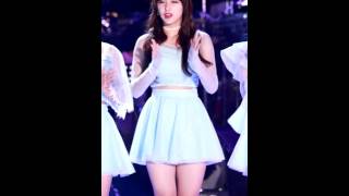 [직캠/FANCAM] 160906 영광 열린음악회 우주소녀,김연자 - 남행열차 성소 직캠