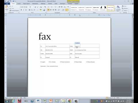 When you send a fax Do you need a cover sheet?