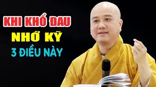 Khi Khổ Đau Nhớ Kỹ 3 Lời Này Để Giác Ngộ Bớt Khổ Hơn - Pháp Thoại Thích Pháp Hòa