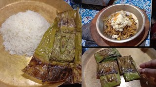 নিরামিষ মোচার পাতুরি।‌। Niramish mochar paturi ।।Banana flower recipe।।