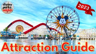 Disney's California Adventure ATTRACTION GUIDE - 2023 - All Rides + Shows - Disneyland Resort