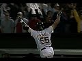 2003 ALDS Gm1: A's win it in the 12th on a squeeze bunt