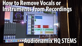 High-Quality Noise Reduction and STEMS - Removing Vocal or Instrument Tracks from Recordings