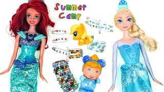 Disney Princess Inspired Friendship Pins + Bracelet! Frozen Ariel Cinderella DCTC Summer Camp