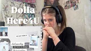 DOLLA - Here4U [Eng Ver.] (Official Lyric Video) REACTION