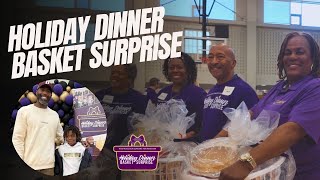 The Malcolm Jenkins Foundation Holiday Dinner Basket Surprise: 280 Families And Countless Smiles