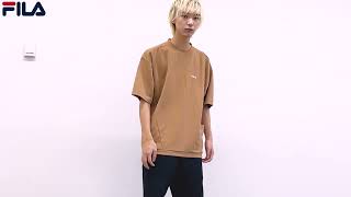 【FILA/フィラ】Tシャツ メンズ レディース 半袖 ブランド ビッグシルエット オーバーサイズ 大きめ ゆったり ロゴ刺繍 ドロップショルダー サイドポケット fh7979 outfit