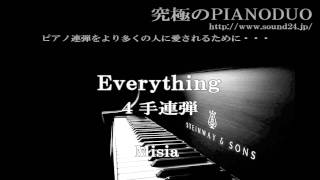 Everything／MISIA【４手連弾楽譜】