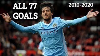 David Silva All 77 Goals For Manchester City I 2010 - 2020