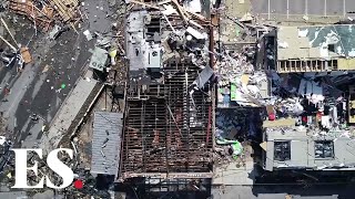 Nashville Tornado: Aerial footage reveals devastation left in Tennessee