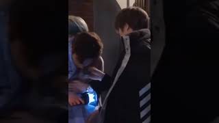 Wonho and minhyuk taking care of chankyun who was very cold❤️#monstax#wonho#monbebe