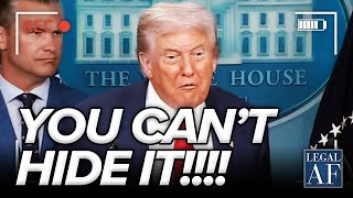 Trump DESPERATELY Tries to COVER UP his IMPENDING DOOM