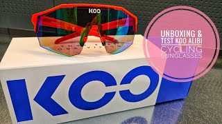 Unboxing and test of the Koo Alibi cycling sunglasses