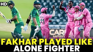Fakhar Zaman Played Like Alone Fighter Against Proteas | South Africa vs Pakistan | ODI | CSA | MJ2A
