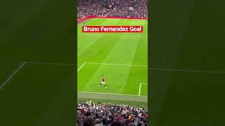 Bruno Fernandez goal vs Fulham🔥. #manutd #viral #football #ggmu #tenhag #brunofernandes #shorts