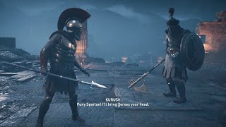 Assassin's Creed Odyssey - 300 Spartans Cinematic Opening & Leonidas Gameplay (PS4 Pro)