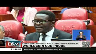 CA boss Ezra Chiloba says Worldcoin did nothing wrong