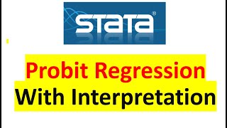 Probit regression in STATA | Road to Phd