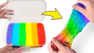 How To Make Rainbow Slime🌈💩