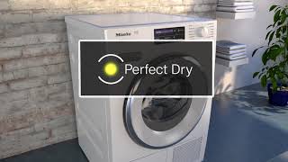 How Miele's T1 PerfectDry feature ensures perfect results