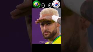 Brazil Destroyed South Korea in World Cup 2022 neymar vs son 🔥 #youtube #shorts #football