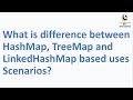 What is difference between HashMap, TreeMap and LinkedHashMap based uses Scenarios?[Very Important]