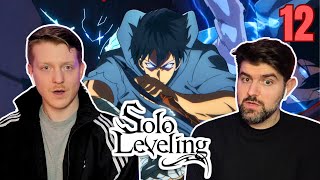 A WILD ENDING! | Solo Leveling Ep 12 | REACTION | 俺だけレベルアップな件 | 起こる | Season Finale