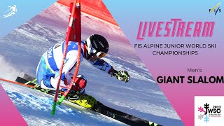 LIVE: FIS Alpine Junior World Ski Championships 2023 St. Anton - Men's Giant Slalom