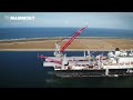 Watch the Pioneering Spirit 5,500t beams installation