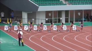 ２０１７　長崎県陸上競技選手権大会　女子１００ｍ決勝